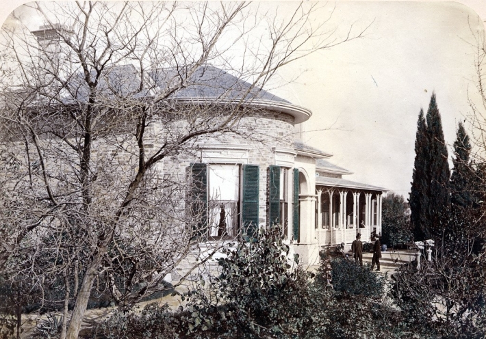 Ayers House circa 1870, courtesy the State Library of South Australia B-8473